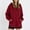 A05-Wine, variant on ZORYEVY Tunic Womens Hoodies Pullover Lightweight Casual Winter Sweatshirts for Women Drawstring with Pockets Long Sleeve Solid Tops