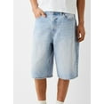 thumbnail image 5 of Yunliwuli Men Denim Shorts, Zipper Button Closure Summer Casual Shorts with Pockets Streetwear, 5 of 10