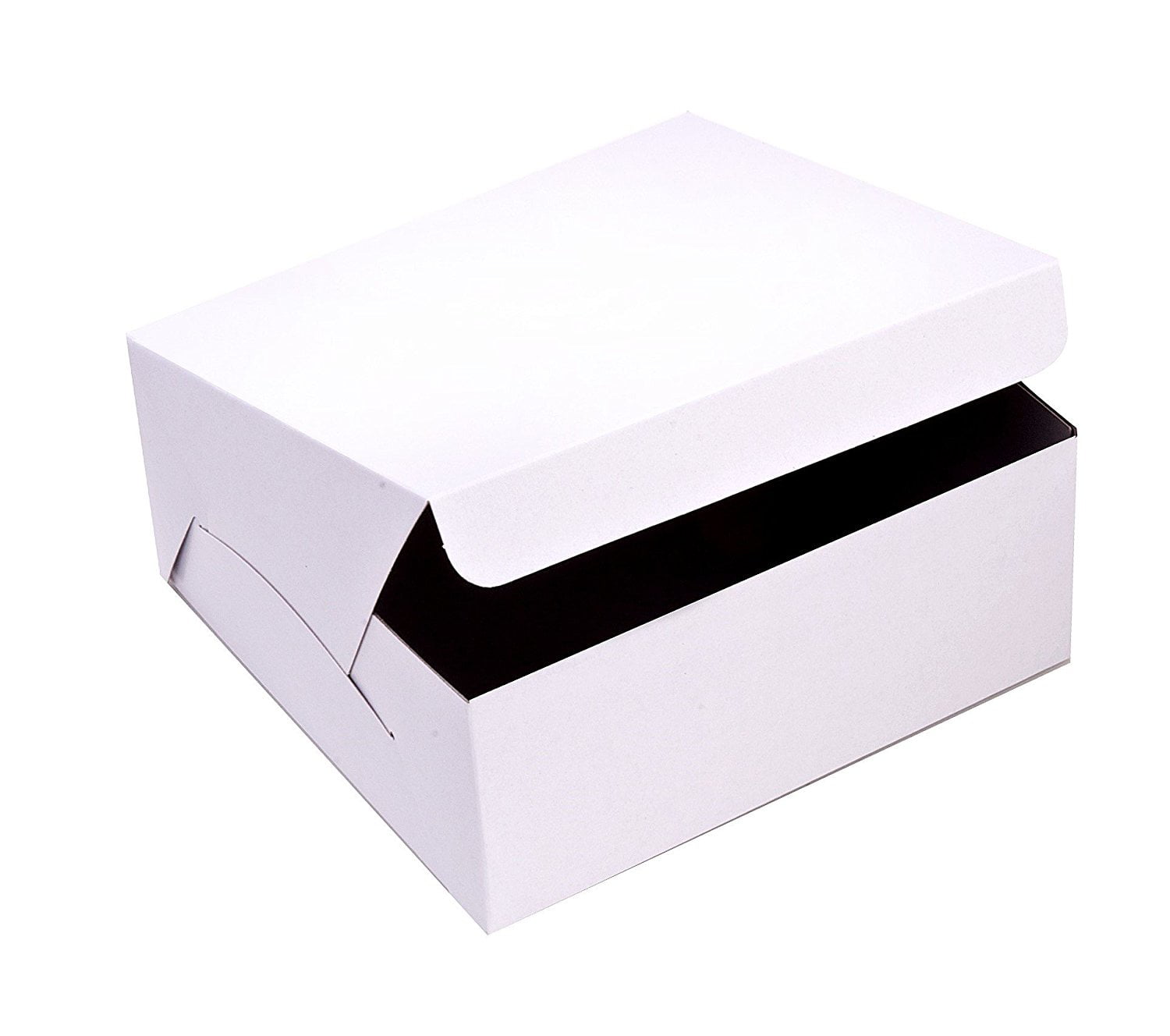 Pack of 10 WHITE 12x12x5 Window Bakery or Cake Box 