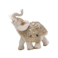 thumbnail image 5 of TISHITA Animal Sculpture Elephant Statue Gift Crafts Collection Resin Figurine Ornament for Indoor Bookshelf Fireplace Office Hallway B, 5 of 8