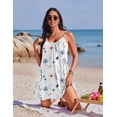 thumbnail image 3 of EKOUAER Womens Bathing Suit Cover Up Summer Swim Beach Spaghetti Strap Swimwear Sexy Swimsuit Coverup, 3 of 6