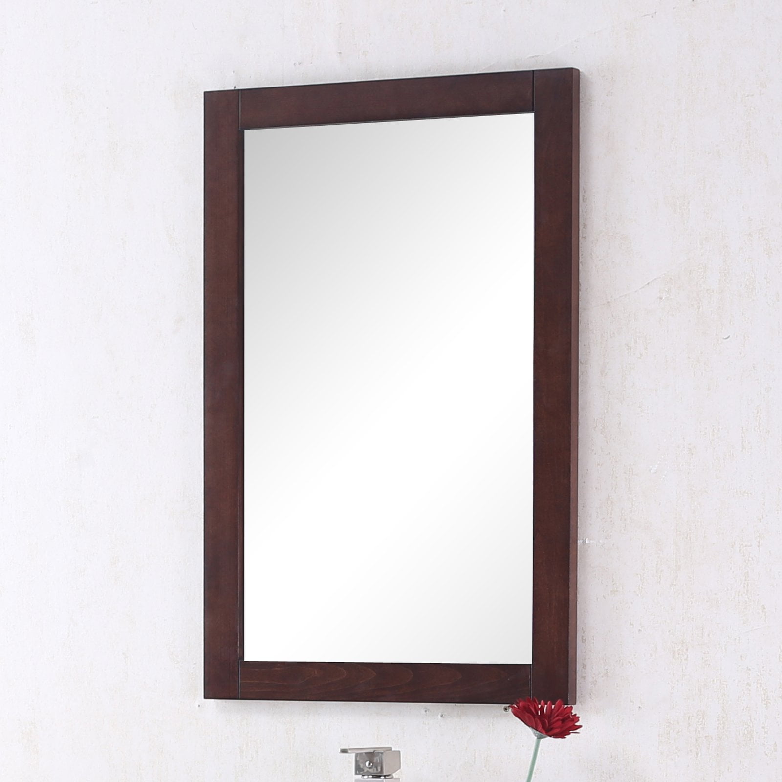 Legion 20 in. Royal Walnut Bathroom Mirror - Walmart.com
