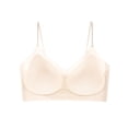 thumbnail image 2 of Sentmoon Woman's Bra Plus Size Sports Bra Everyday Comfort Bra Breathable Wireless Soft Stretch Seamless Smoothing Lift Support Solid Color Lightweight T Shirt Bralette for Office Errands Lounge, 2 of 8