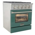 thumbnail image 5 of Kucht Professional 30" Modern Stainless Steel Propane Gas Range in Green/Silver, 5 of 10