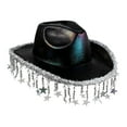 thumbnail image 3 of Western Cowboy Hat Cowgirl Hat Party Carnival Outdoor Sun Cap Elegant Tassels Cloth Material for Women, 3 of 9
