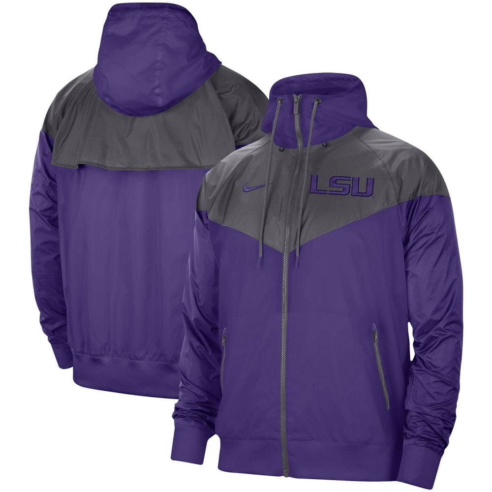 LSU Tigers Nike Windrunner Full-Zip Jacket - Purple - Walmart.com ...
