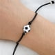 thumbnail image 5 of Fútbol en forma de tarjeta Mejor Amigo Pulseras Parejas Pulseras para 2 a juego de él y su amante pulsera de joyería para la relación de amistad novio novia, 5 of 6