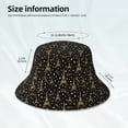thumbnail image 3 of Salouo Paris Romantic Print Unisex Bucket Hat, Outdoor Summer Beach Fishing Sun Hat Fun Outdoor Vacation Hat for Men Women Teens,Reversible Double-Side-Wear, 3 of 6