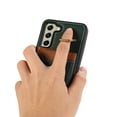 thumbnail image 3 of Wallet Back Case for Samsung Galaxy S22 Plus with Wrist Strap, Stylish Magnetic Card Holder Finger Ring Kickstand PU Leather Lanyard Shockproof Slim Phone Case for Samsung Galaxy S22 Plus, Green, 3 of 7