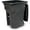 Black, variant on 96 Gallon Heavy Duty Trash Can with Wheels, Rolling Garbage Bin with Lid, Large Durable Outdoor Waste & Recycling Container, Black
