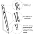 thumbnail image 3 of Acupuncture Pen, Facial Reflexology Tools Stainless Steel, Trigger Point Massager Tool, Deep Tissue Massage Tool,silver, 3 of 6