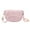 Pink, variant on Suitable for daily travel dating new retro fashion saddle bag slung one shoulder artificial leather bag-green