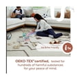 thumbnail image 6 of nuLOOM Kai SuperiorWash Stripe Faux Rabbit Machine Washable Area Rug, 2' 6" x 10', Runner, Kai Beige, 6 of 6