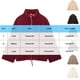 thumbnail image 2 of Blusa de poliéster para mujer, de manga larga, sin capucha, informal, de cuello alto, cómoda, de invierno, para exteriores y chaquetas, 2 of 2