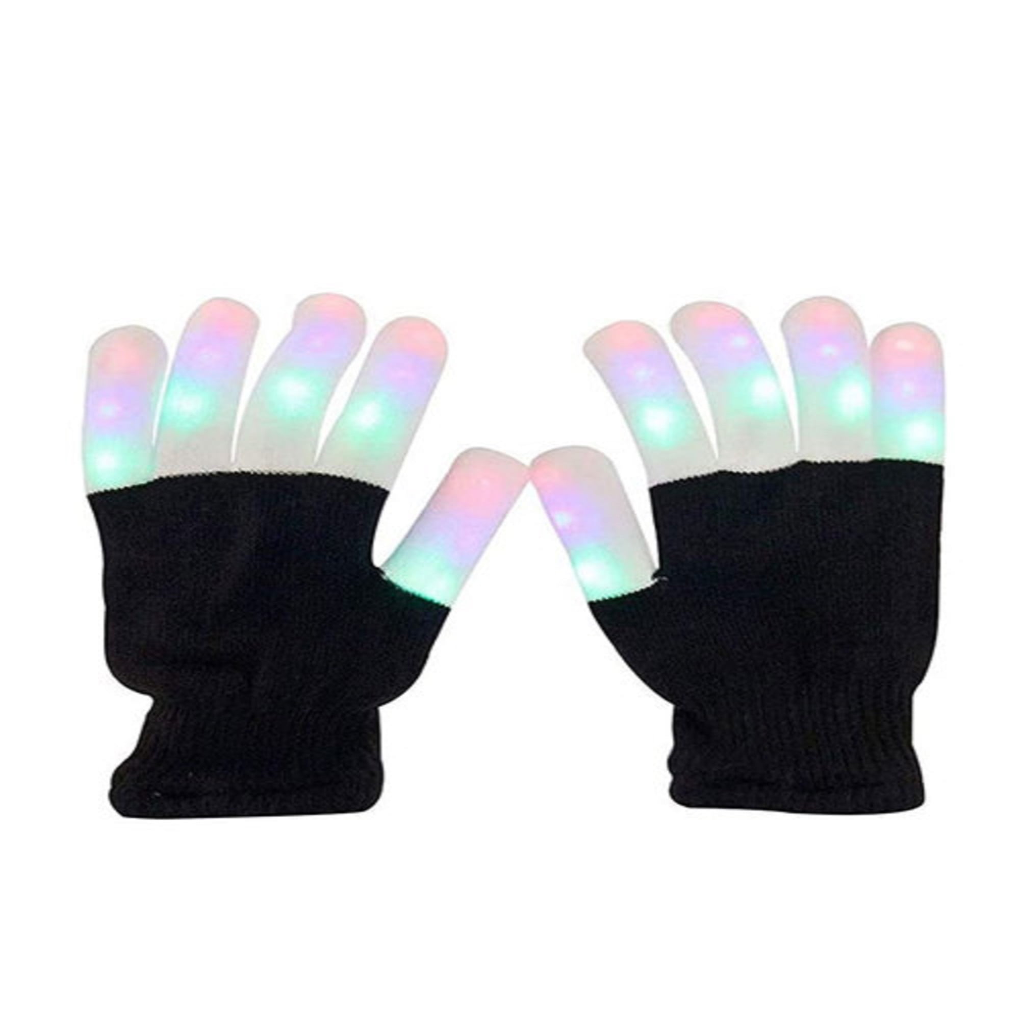 LED Finger Light Gloves Colorful Lighting Rave Party Holiday Hand Lamp