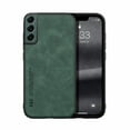 thumbnail image 3 of PU Leather Case for Samsung Galaxy S25 Ultra, Magnetic Attraction Inside Shockproof Silky Feel Protective Cover for Samsung Galaxy S25 Ultra, Green, 3 of 3