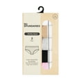 thumbnail image 2 of No Boundaries Stretch Ribbed Hipster Panties, 5-Pack, Women's, 2 of 15