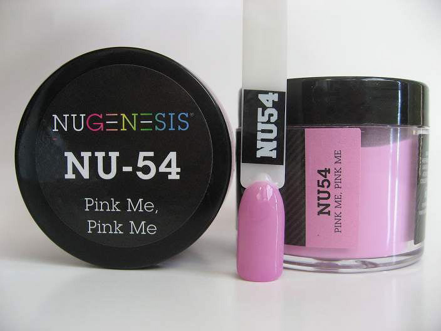 NUGENESIS Nail Color Dip Dipping Powder 1oz/jar - NU54 Pink Me, Pink Me 