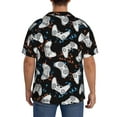 thumbnail image 7 of Goofa Cool Gamepad Printed Men's Casual Short-sleeved Shirt,Lightweight Breathable Button-down,Summer Casual men's top,Versatile Fashion shirt-4X-Large, 7 of 7