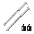 thumbnail image 2 of Colaxi 2 Pcs Cordes de Combat Sans Corde Hommes Femmes Portable Entraînement Professionnel Gris, 2 of 8