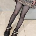 thumbnail image 5 of JAKANYQ Toddler Tights Kids Fishnet Tights Glitter Fishnet Tights Kids Glitter Tights Fishnet Tights Black Glitter For Children Parties Black Black L, 5 of 8
