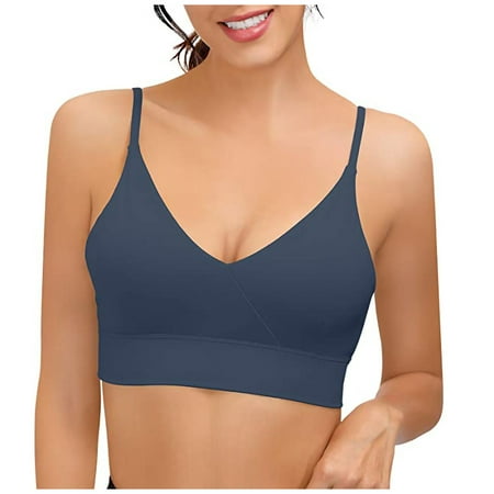 

CYMMPU Women Clothing Women s Spaghetti Strap Cropped Tank Sexy Bustier Summer Shirts Sleeveless Round Neck Tank Slim Fit Crop Tops Cami Vest Navy