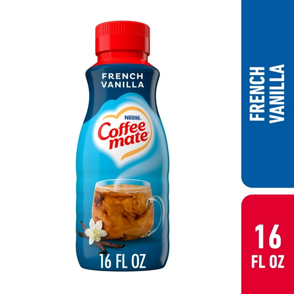 Nestle Coffee mate French Vanilla Liquid Coffee Creamer, 16 fl oz