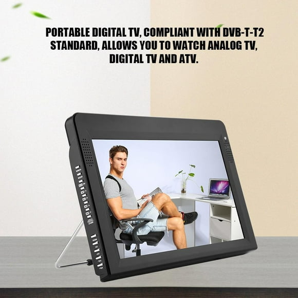 Portable Tv Portable Digital Tv Digital Television Led Tv 1080p Led Tv LEADSTAR Portable 12" 1080P DVB TFT LED  HD Digital Analog Color TV Television AU Plug