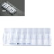 thumbnail image 1 of Caja De Gestión De Cables Transparente, Organizador De Almacenamiento De Cables De Plástico Fácil De Limpiar Con 8 Compartimentos Para El Escritorio De La Oficina Del Cajón Del, 1 of 7
