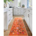 thumbnail image 1 of Alfombra Runner CRYPTOLITE Boho Floral de 60 x 180 cm, lavable y antideslizante, 1 of 7