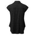 thumbnail image 4 of XMMSWDLA T-Shirts à Manches Courtes Col Rond pour Femmes Tee-Shirt Décontracté Ample Noir Hauts de Travail pour Femmes, 4 of 7