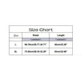 thumbnail image 3 of Women's Solid Color Elastic Waist Half Length Skirt - Soft Polyester, Modifies Leg Lines, Suitable for Summer, Hand Washable, Sizes L and XL, 3 of 5