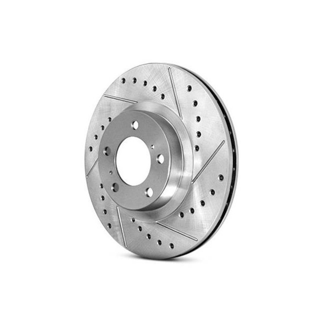 StopTech 227.40046R Select Sport Slotted & Drilled Right Front Rotor for 1999-2008 Acura TL STD Caliper & 2001-2003 Acura CL