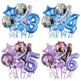 thumbnail image 1 of 9 piezas de globos de la princesa Elsa y Anna de Disney Frozen, decoración para fiesta de cumpleaños infantil, globo de papel de aluminio, 1 of 5