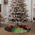thumbnail image 4 of Sikiie Red-Eyed Tree Frog Christmas Tree Skirt, Christmas Tree Decorations, Christmas Decor, Tree Mat Decoration(30-48IN)-30", 4 of 6