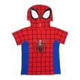 thumbnail image 2 of Pijama Spiderman Bebé 3 con Capucha Multicolor 2 Piezas, 2 of 3