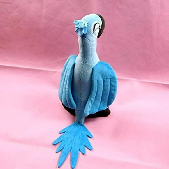 Plush Toy Rio Adventure Stands Alone, Diamond Parrot Plush Toy Doll