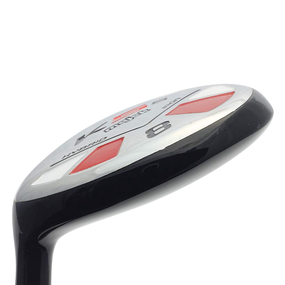 LEFT HANDED Majek Golf Senior Men's #8 Hybrid Senior Flex Utility A Flex Club with Premium Men's Arthritic Grip