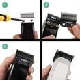thumbnail image 3 of Cuchilla Navaja Repuesto DLC VGR Repuesto Clipper Barbero, 3 of 9