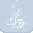 thumbnail image 4 of Inktastic Future Water Polo Player Boys or Girls Baby Bib, 4 of 4