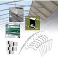 thumbnail image 5 of 100 clips de Vitrage en Acier Inoxydable d'Épaisseur pour Serre, 5 of 5