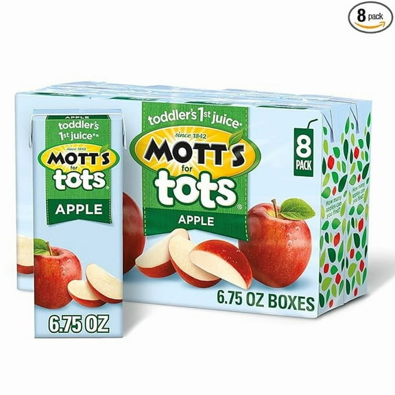 Mott's for Tots Apple, 6.75 fl oz boxes, 8 pack