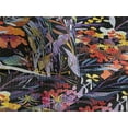 thumbnail image 3 of Ambesonne Fantasy Garden Quilted Bedspread Set 3 Pcs, Purplish Leaves Art, King, Blue Violet Vermilion, 3 of 4
