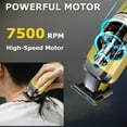 thumbnail image 2 of KEMEI 90-5 Hair & Beard Trimmer for Men, Zero Gap Trimmer with DLC Blade & Charging Base, 7500 RPM Cordless Trimmers for Barbers, 2 of 8