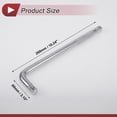 thumbnail image 4 of Herramienta de extensión de socket de impacto de 1 Pcs Unique Bargains 260x80mm tono plateado de acero aleado para reparación de automóvil, motocicleta, dirtbike, forma L, 1/2 pulgada de transmisión, 4 of 7
