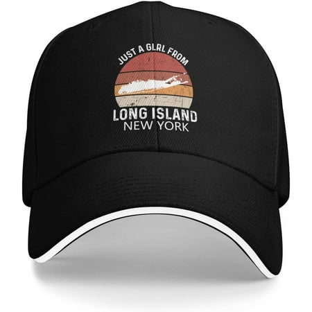 Baseball Cap Men New York Hat for Men s New York Just A Girl from Long Island New York Lids Cap
