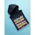 thumbnail image 3 of Colorful Churro Art - Fun Graphic Print Men's Hoodie, 3 of 4