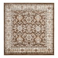 thumbnail image 3 of Unique Loom Charlotte Collection Area Rug - Carmel (5' 3" Square Brown/Ivory), 3 of 7