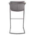 thumbnail image 5 of Indy Faux Leather Arm Bar Stool (Set of 2), Multiple Colors, 5 of 7