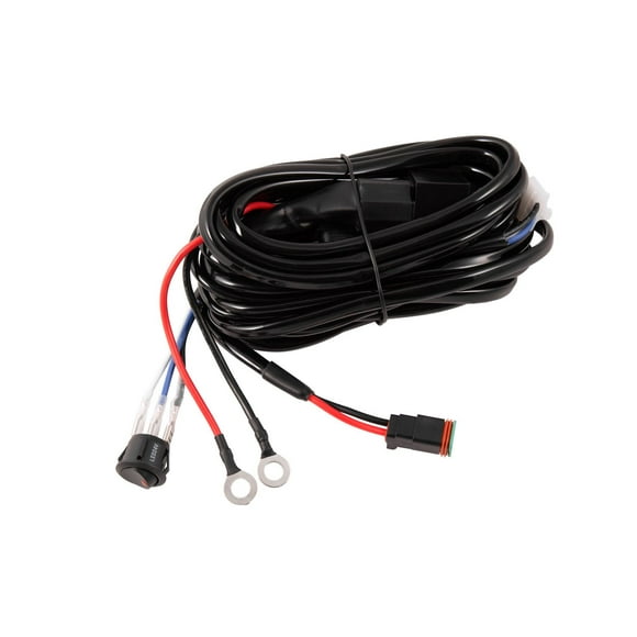 Diode Dynamics Light Bar Wiring Harness DD4031 Heavy Duty Single Output 2 Pin Harness